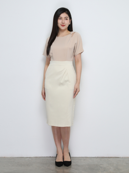 Two Tone Dress 29138