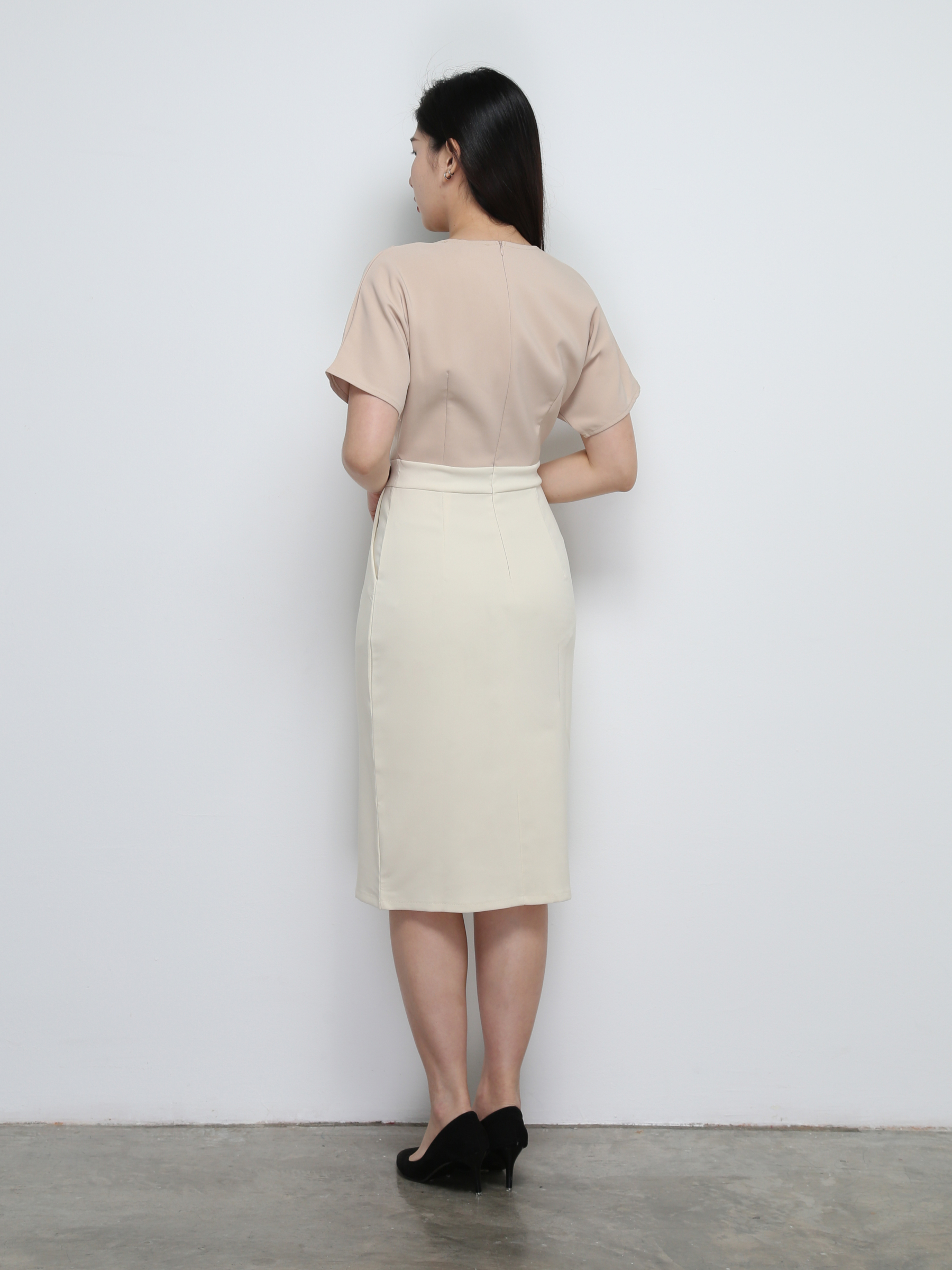 Two Tone Dress 29138