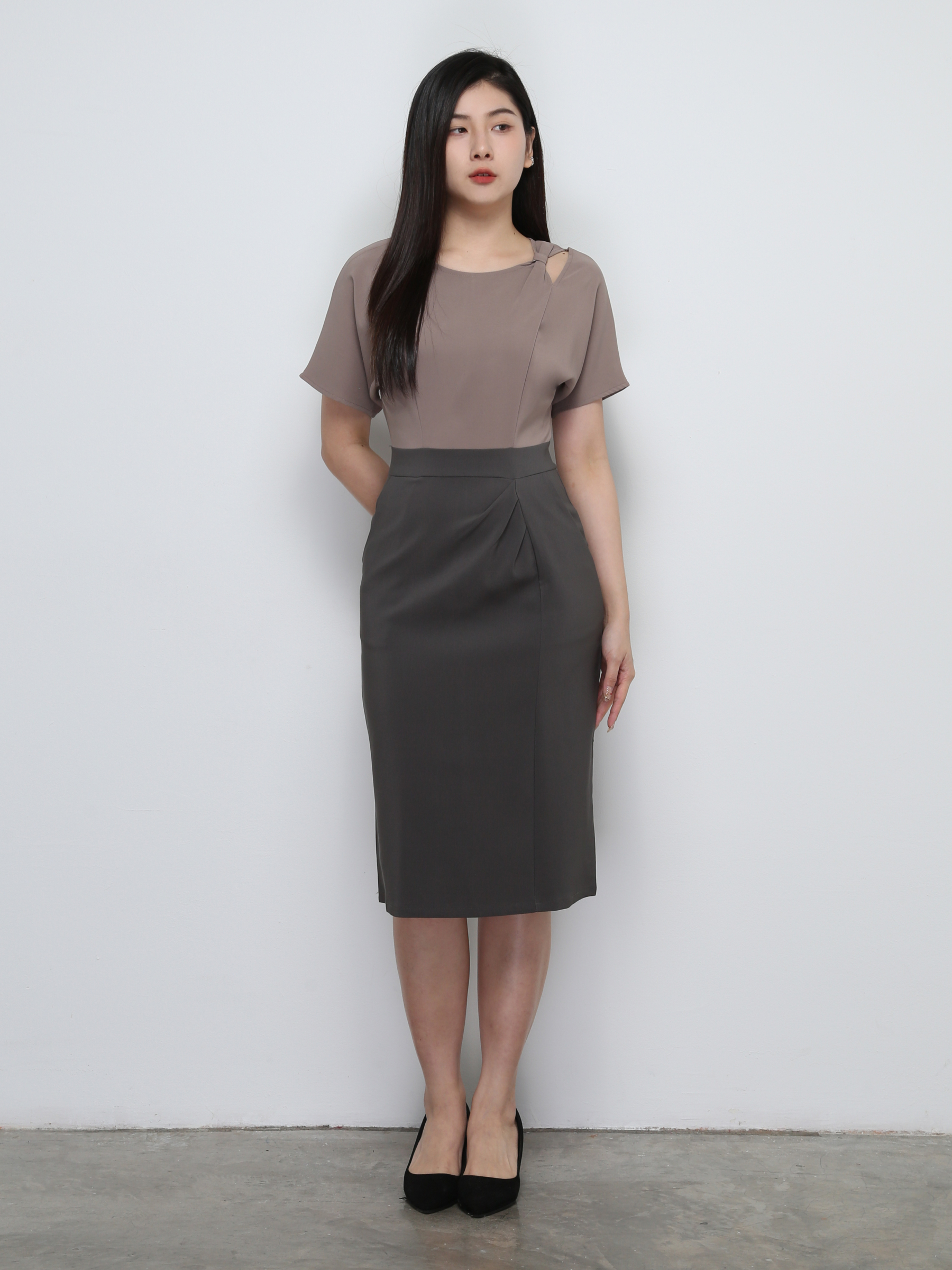 Two Tone Dress 29138