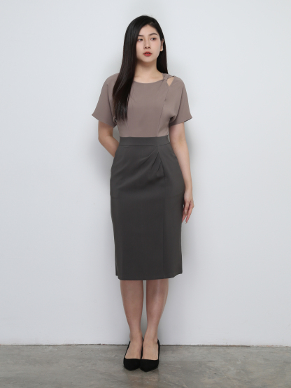 Two Tone Dress 29138