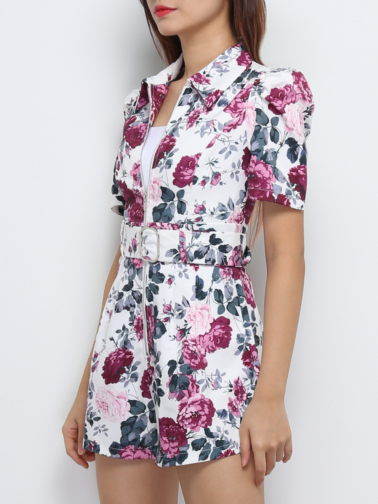 Floral With Belt Jumpsuit 29195