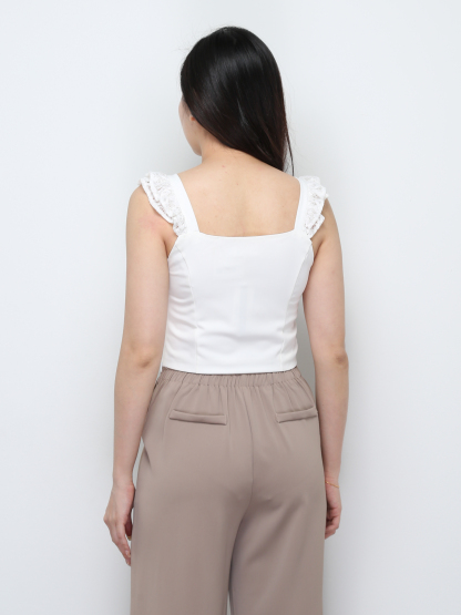 Sleeveless With Lace Top 29205