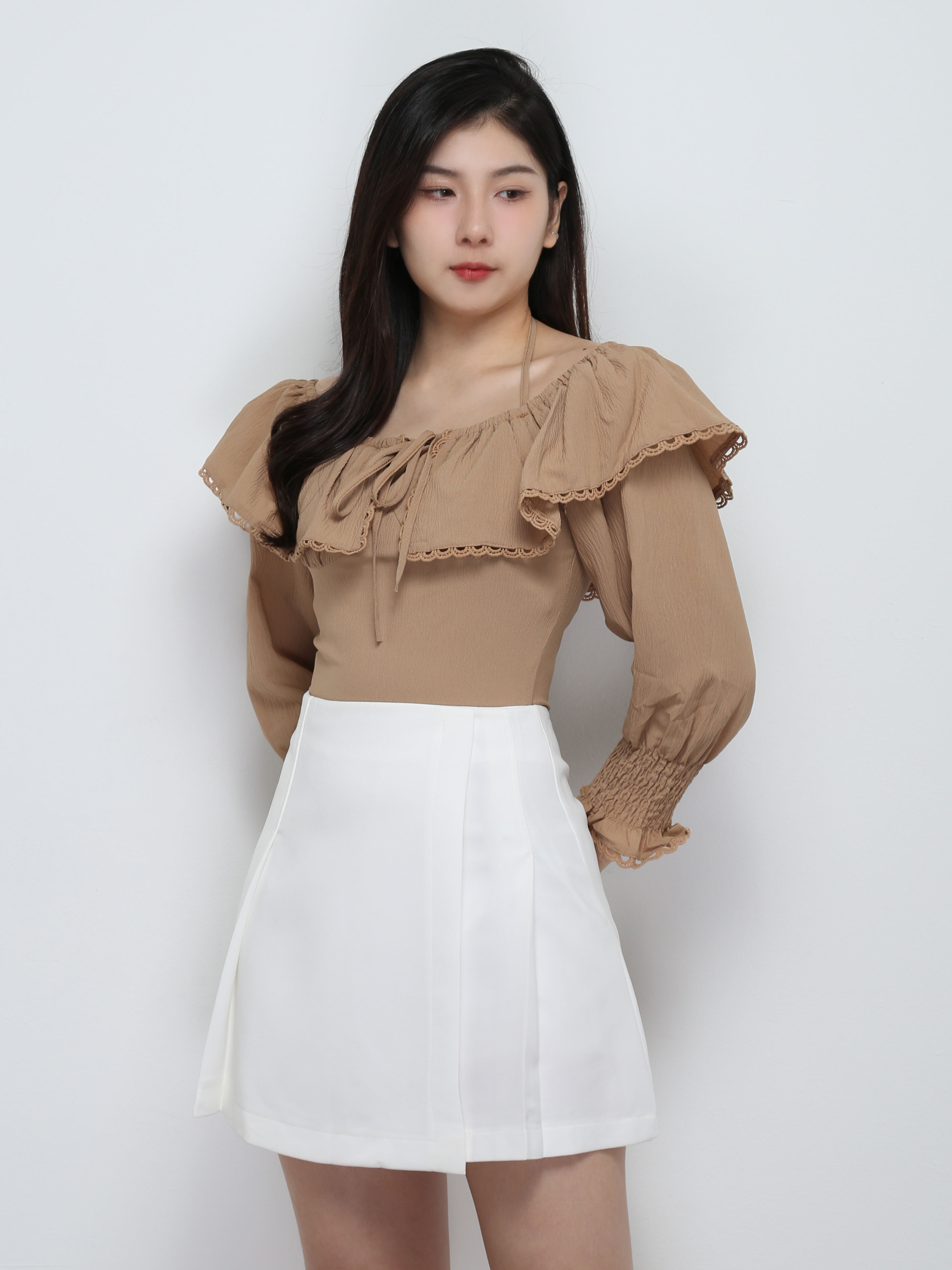 Off Shoulder With Strap Top 29253