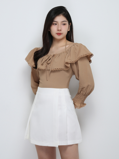 Off Shoulder With Strap Top 29253