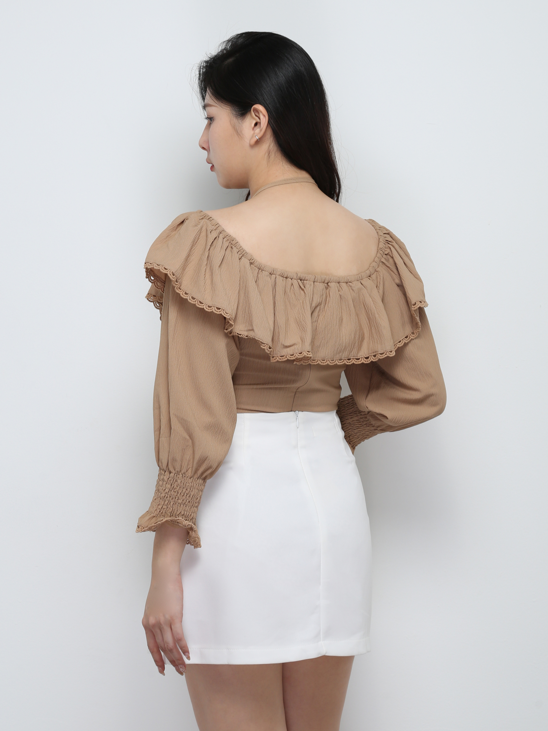 Off Shoulder With Strap Top 29253