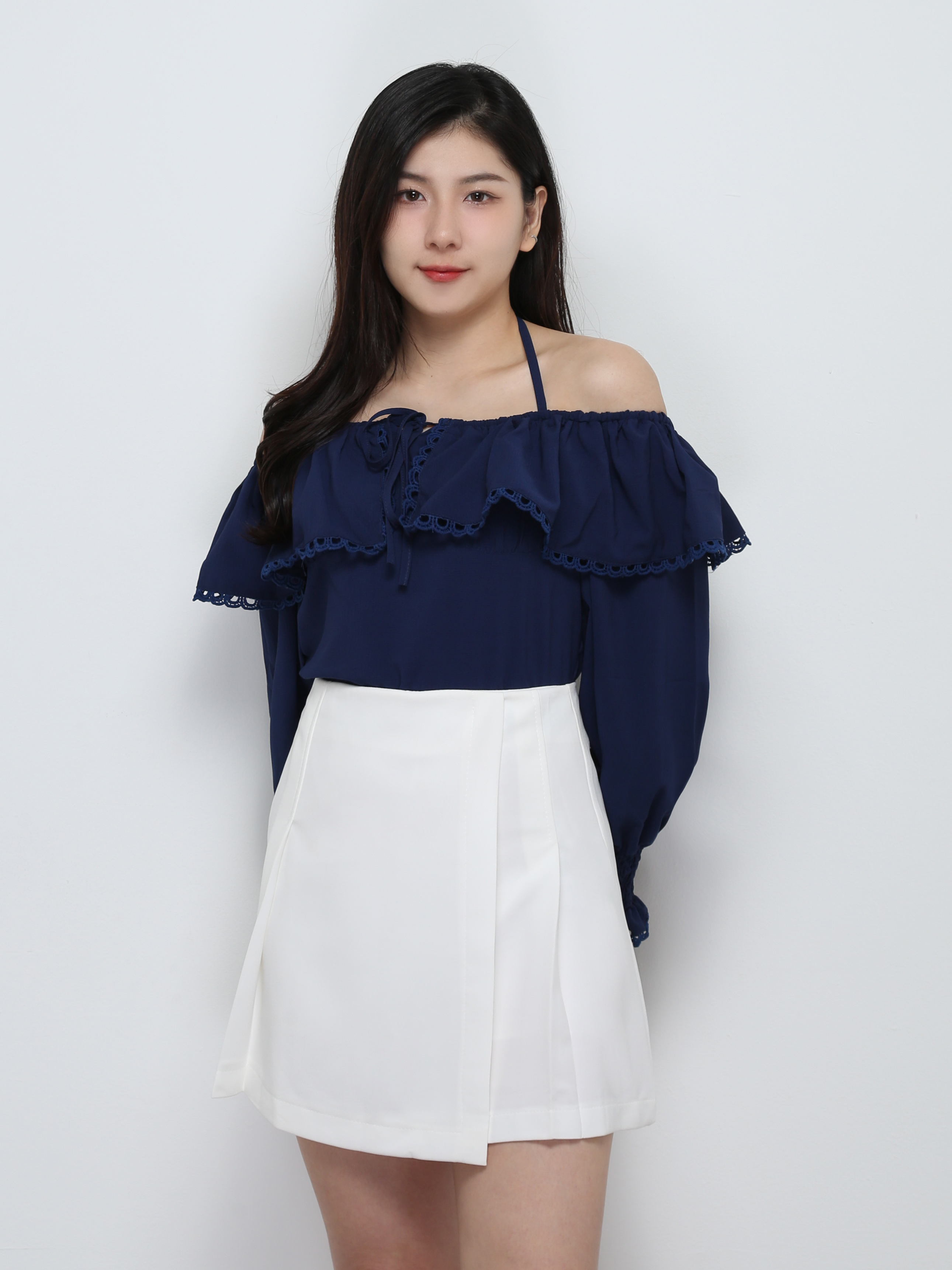 Off Shoulder With Strap Top 29253