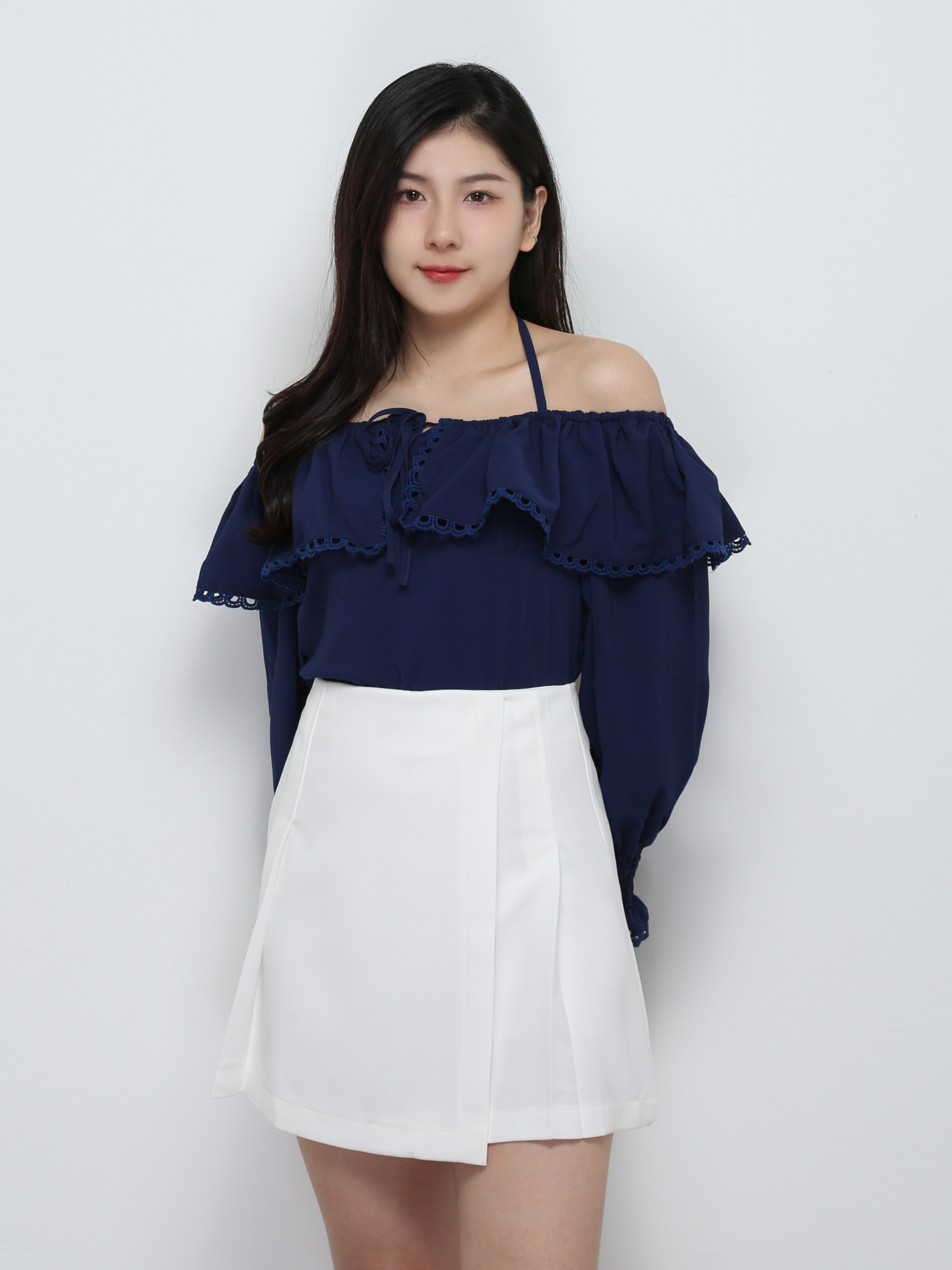 Off Shoulder With Strap Top 29253