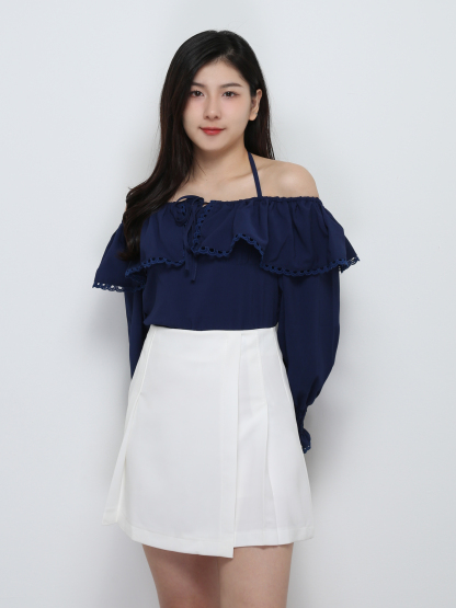 Off Shoulder With Strap Top 29253