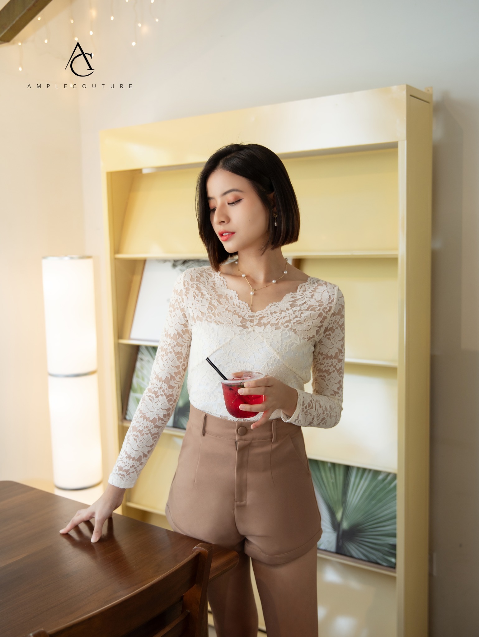 High Waist Side Pocket Short Pants 29267