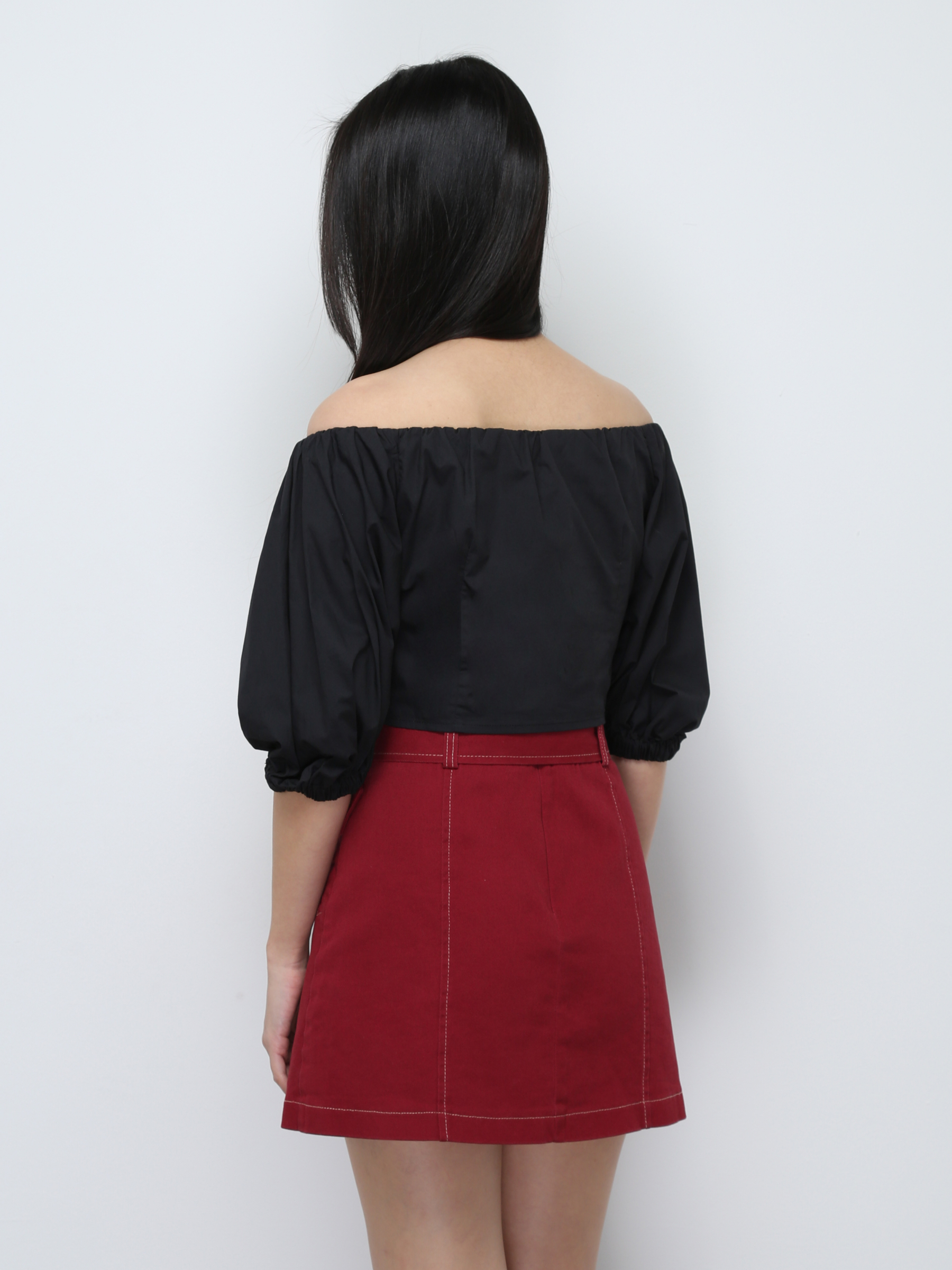 High Waist With Belt Skirt 29305