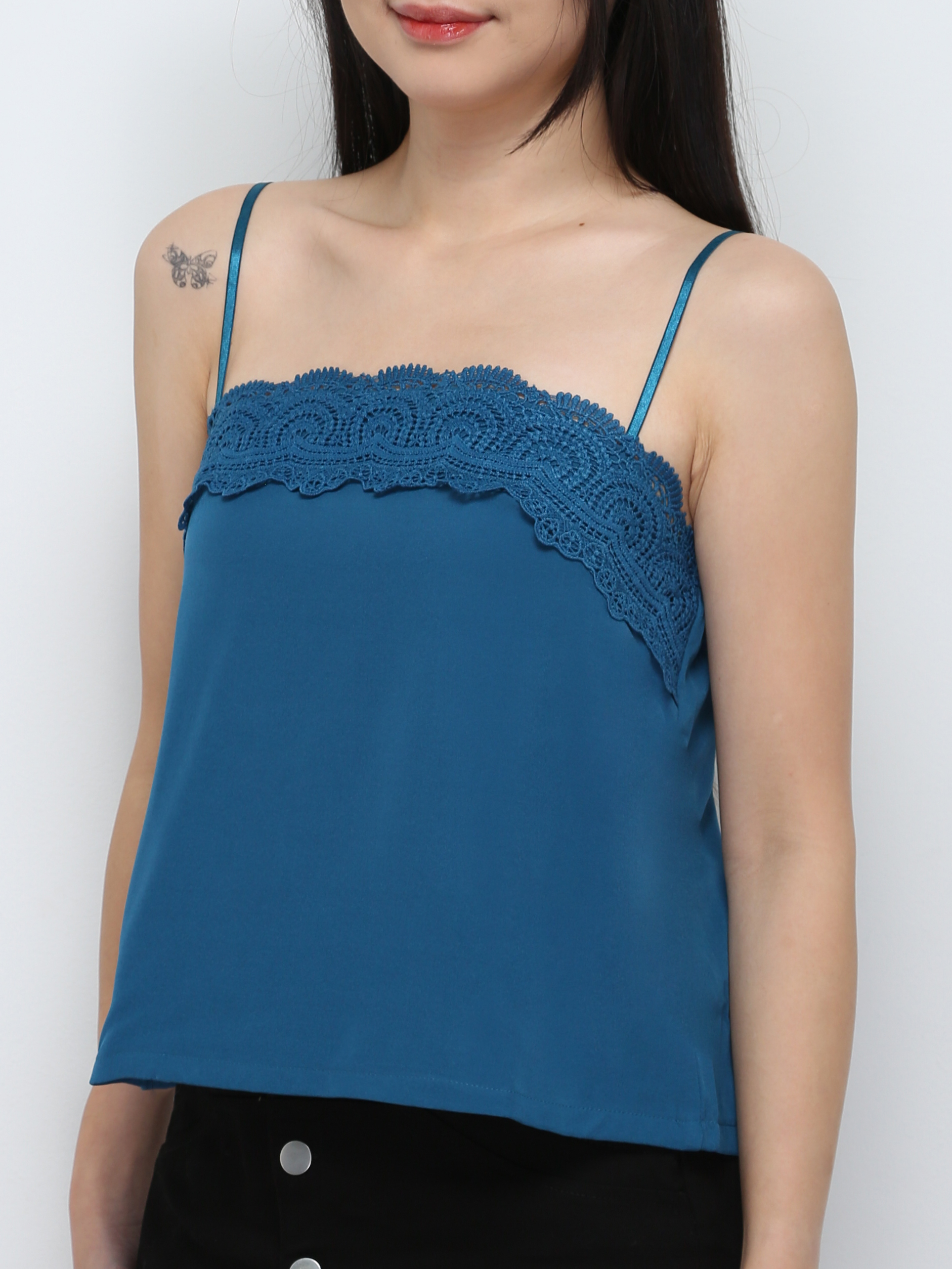 Sleeveless Back Zip Top 29337