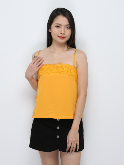 Sleeveless Back Zip Top 29337
