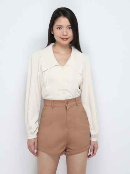 High Waist Side Pocket Short Pants 29267