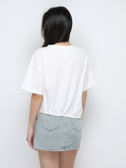 Denim Front Pocket Skirt Pant 29395