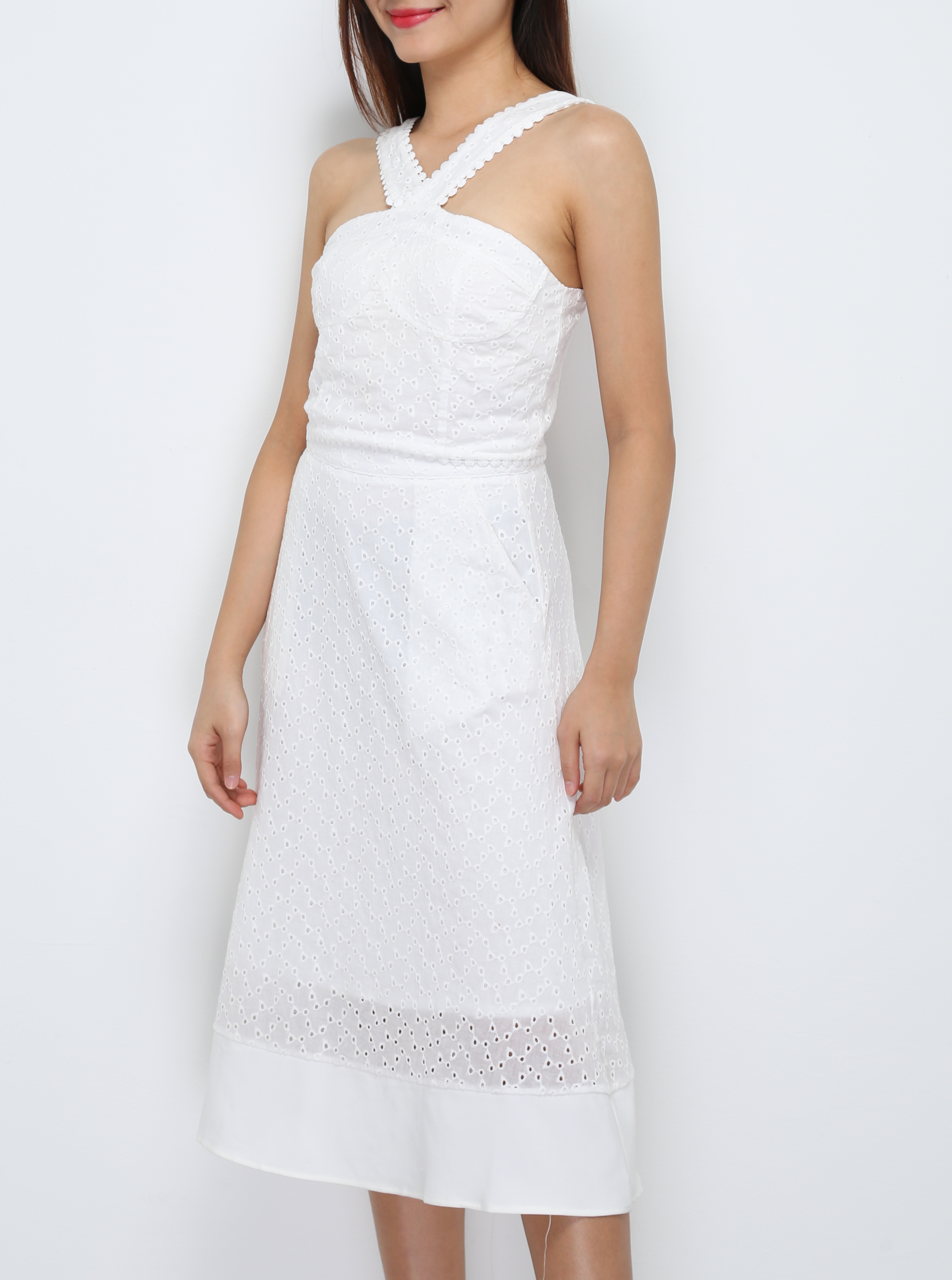 Sleevless Eyelet Set 29448