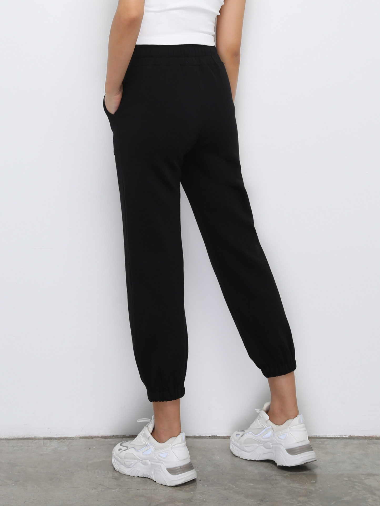 Front Pocket Drawstring Waist Long Pant 29510 (PREORDER)