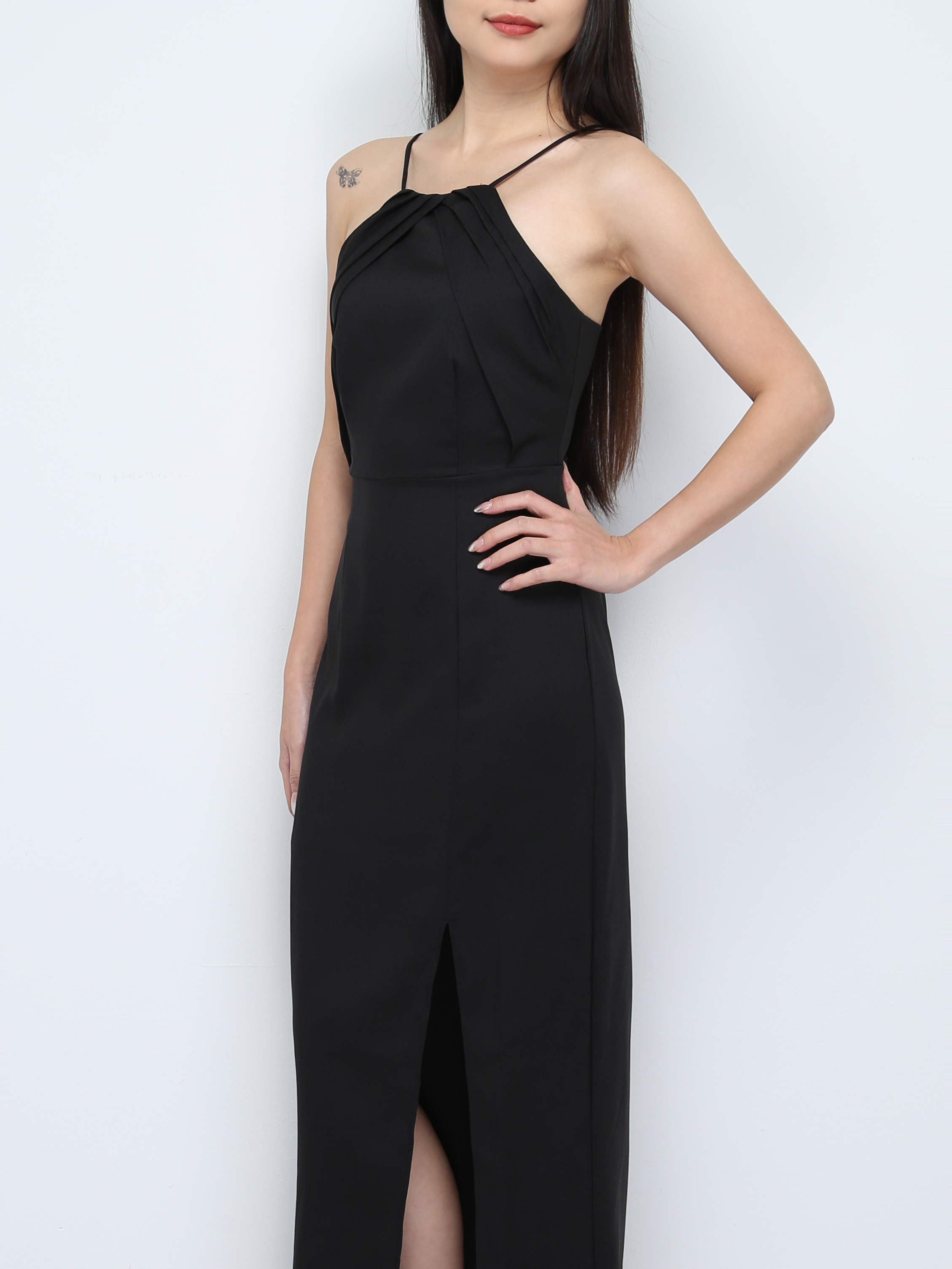 Sleeveless Pleated Dress 29512