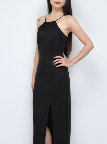 Sleeveless Pleated Dress 29512