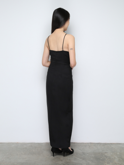 Sleeveless Pleated Dress 29512