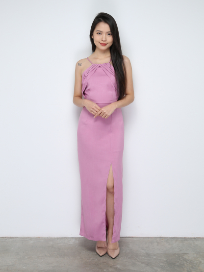 Sleeveless Pleated Dress 29512