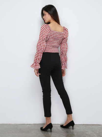 Checker Long Sleeve Top 29562