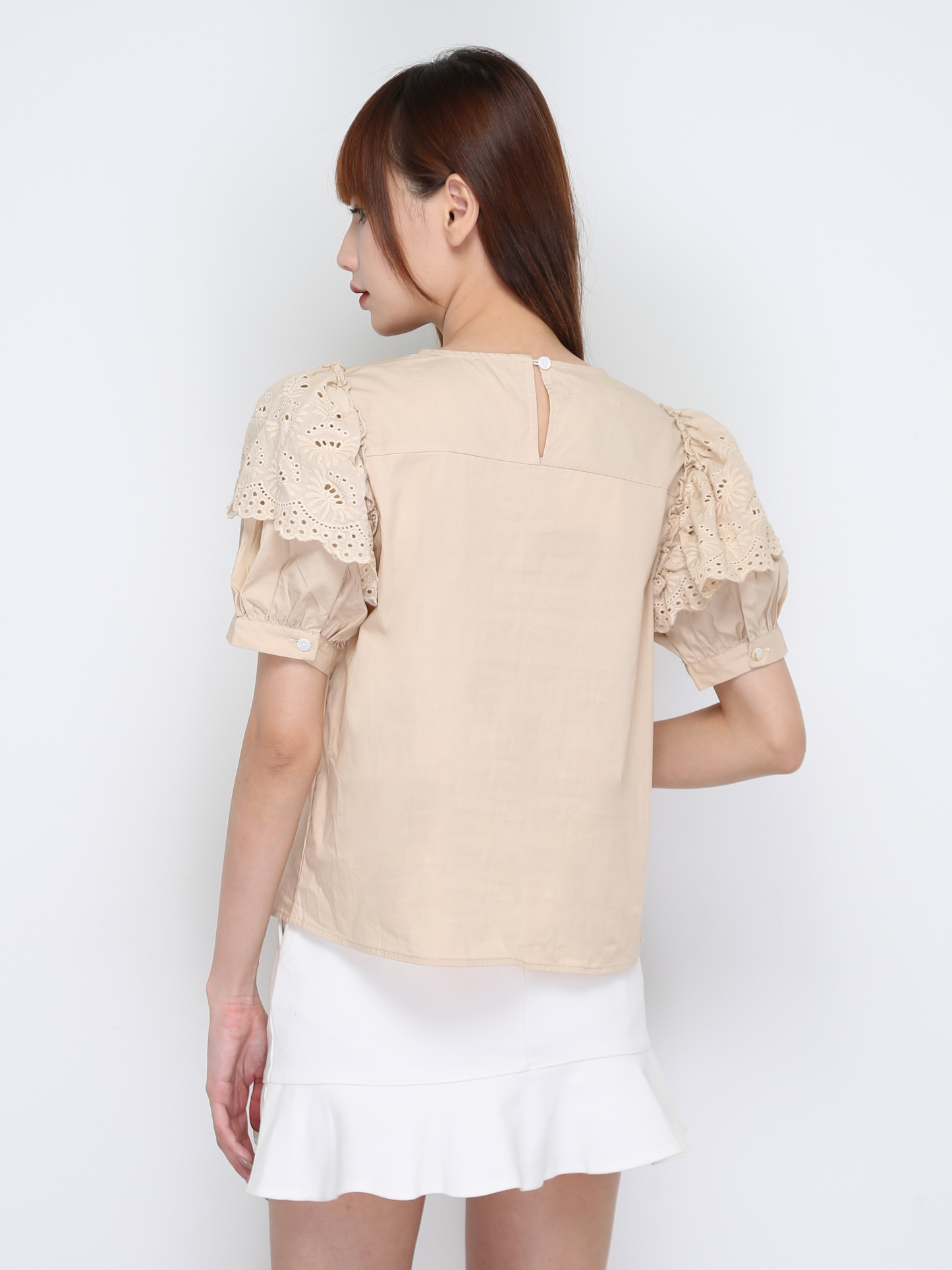 High Waist Ruffles Skirt Pants 29685