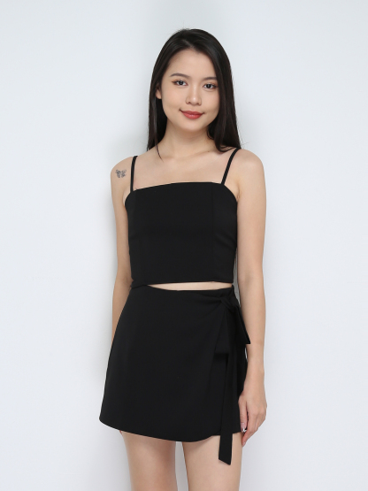 Singlet Top Wirh Skirt Pant Set 29761