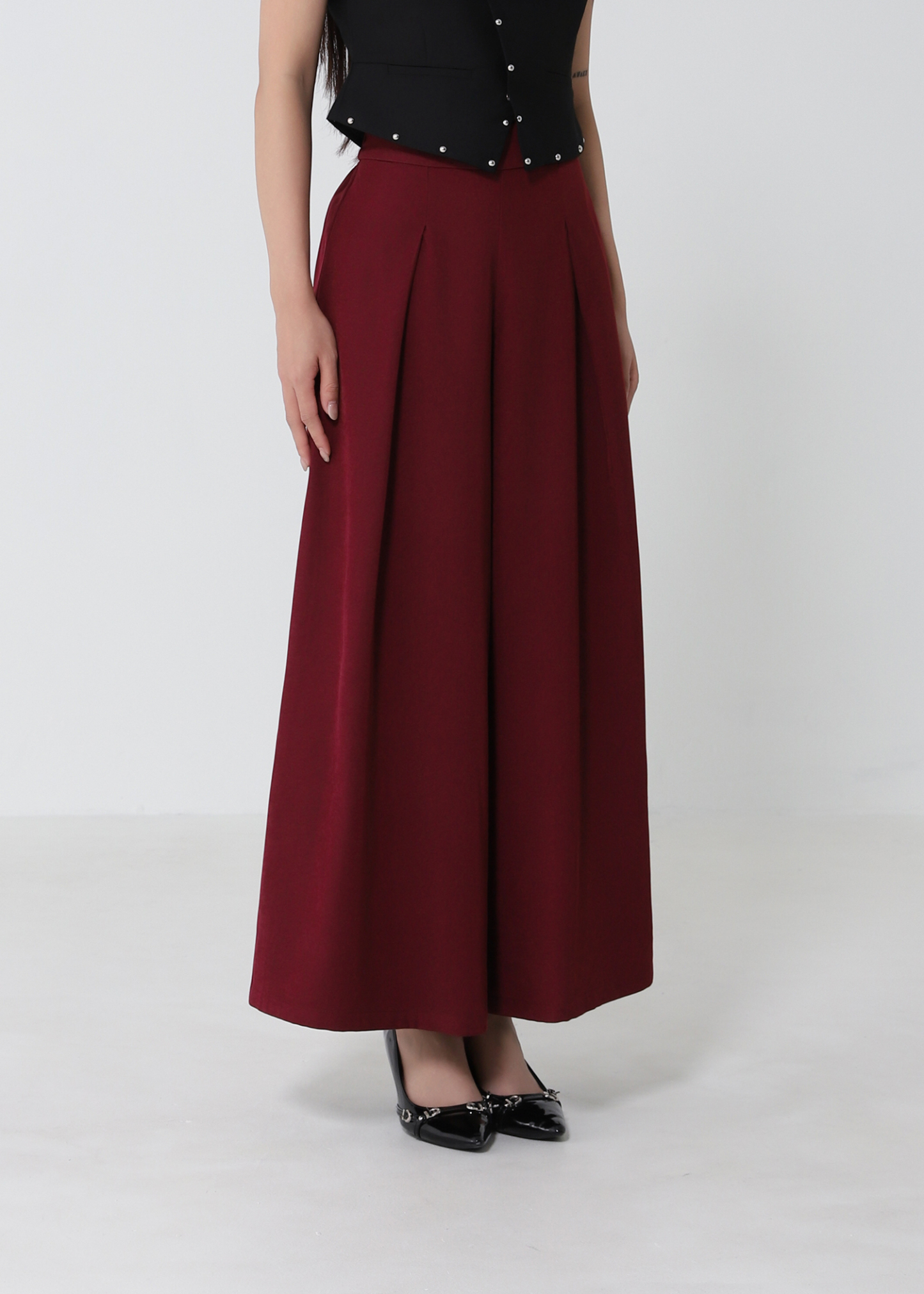 Pleated Long Pant 