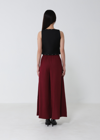 Pleated Long Pant 