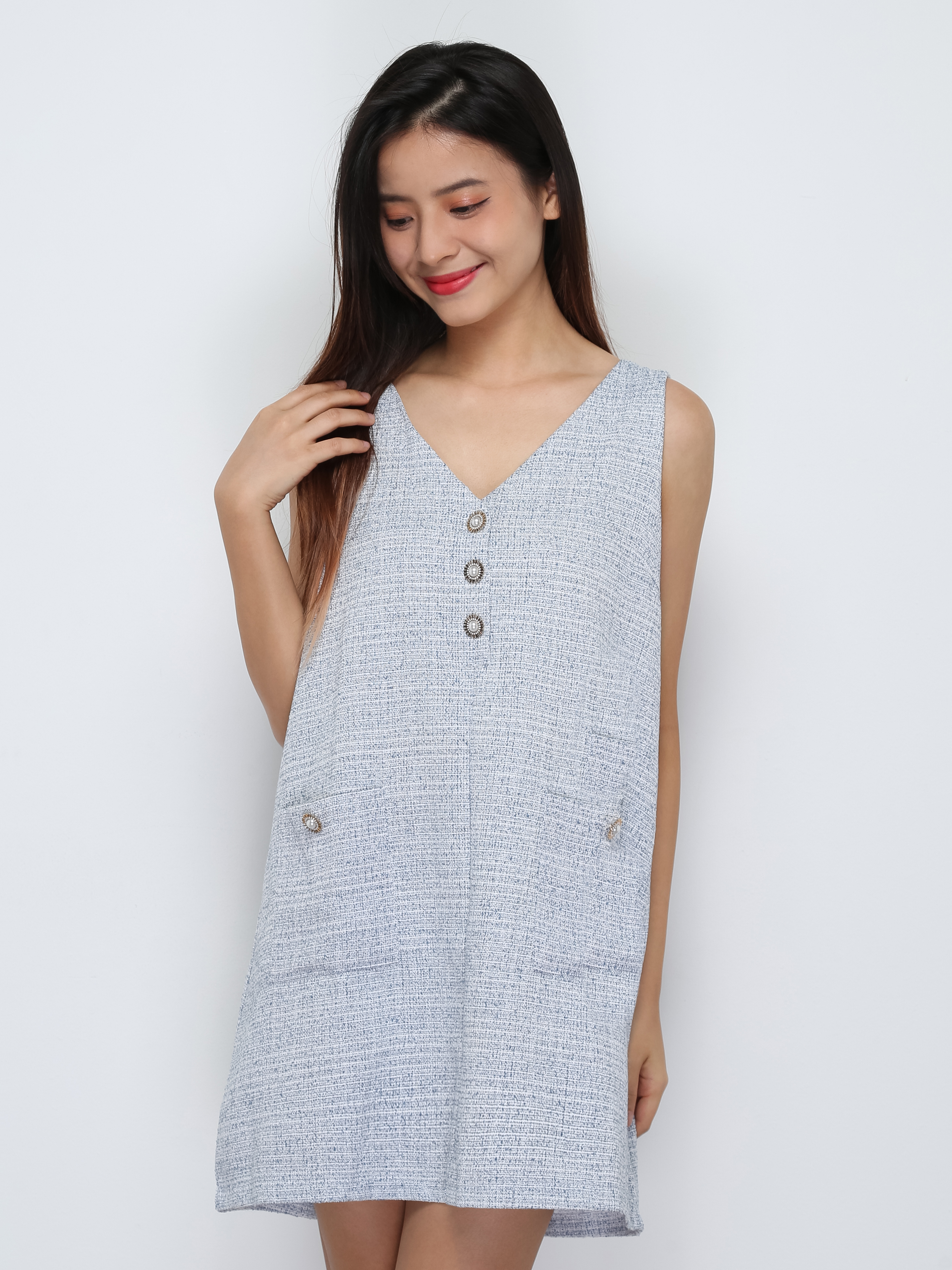 Sleeveless Chanel Style Dress 29785