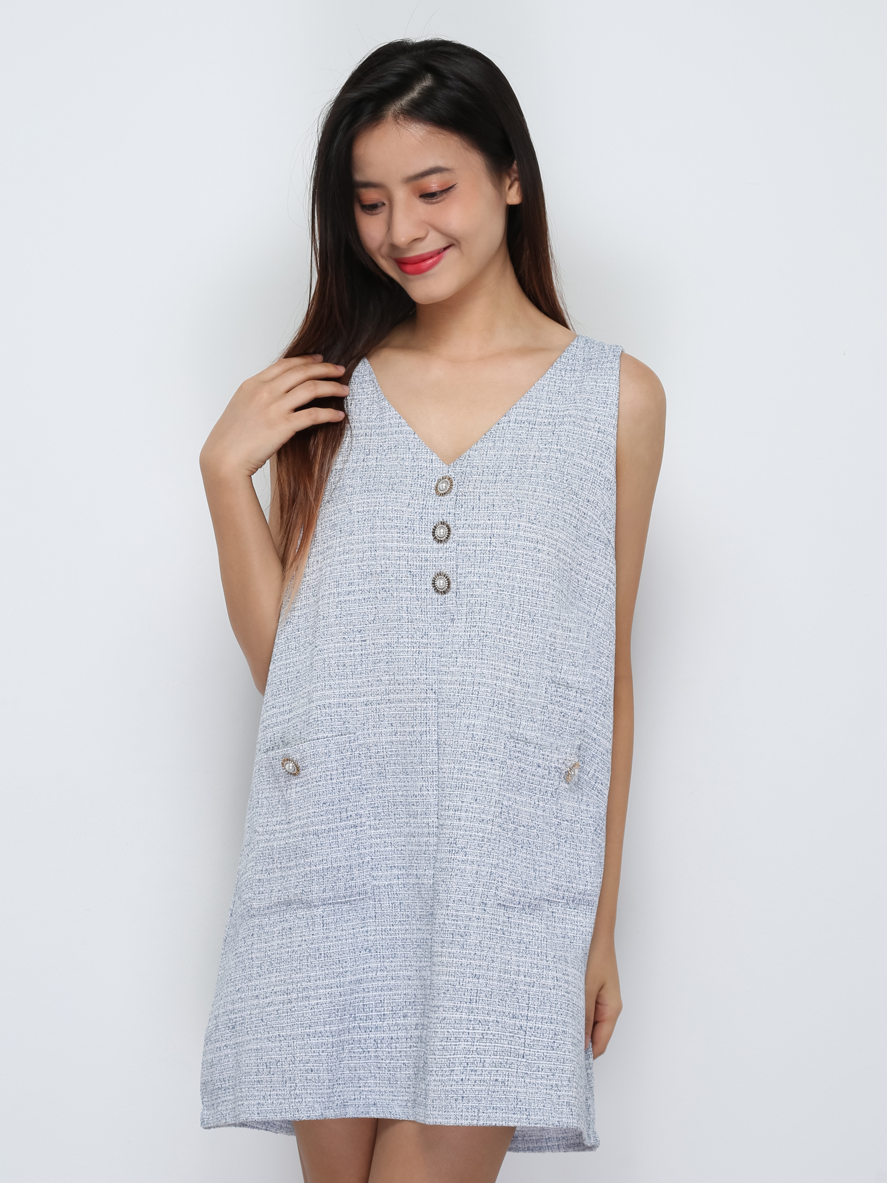 Sleeveless Chanel Style Dress 29785