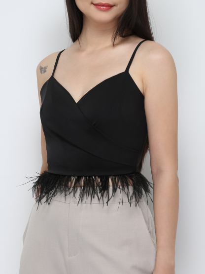 Back Zip Pleated Top 29788