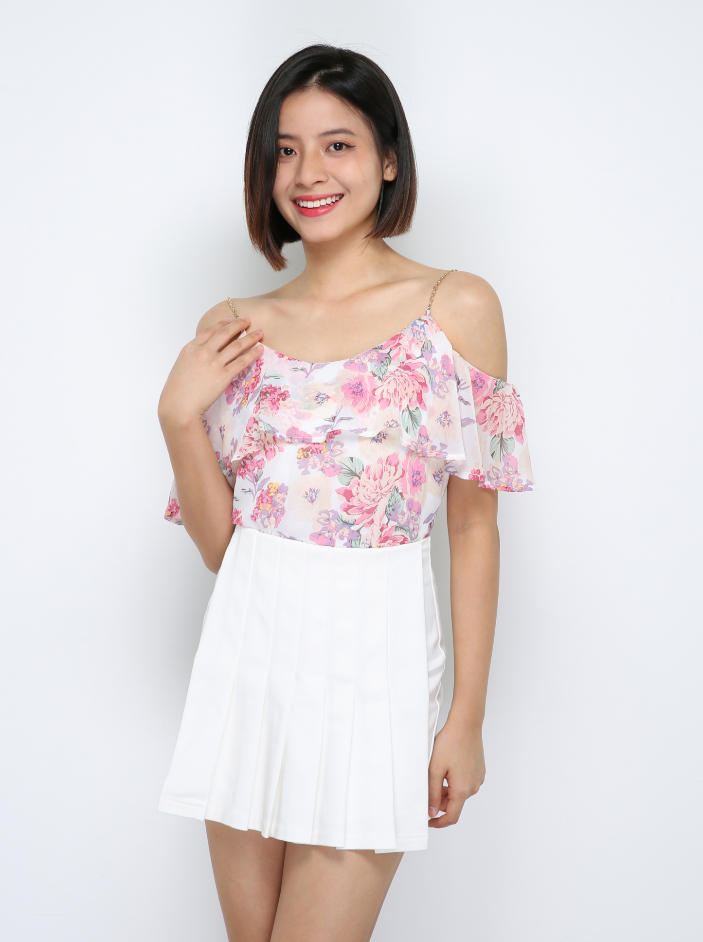 Sleevless Flower Top 29849
