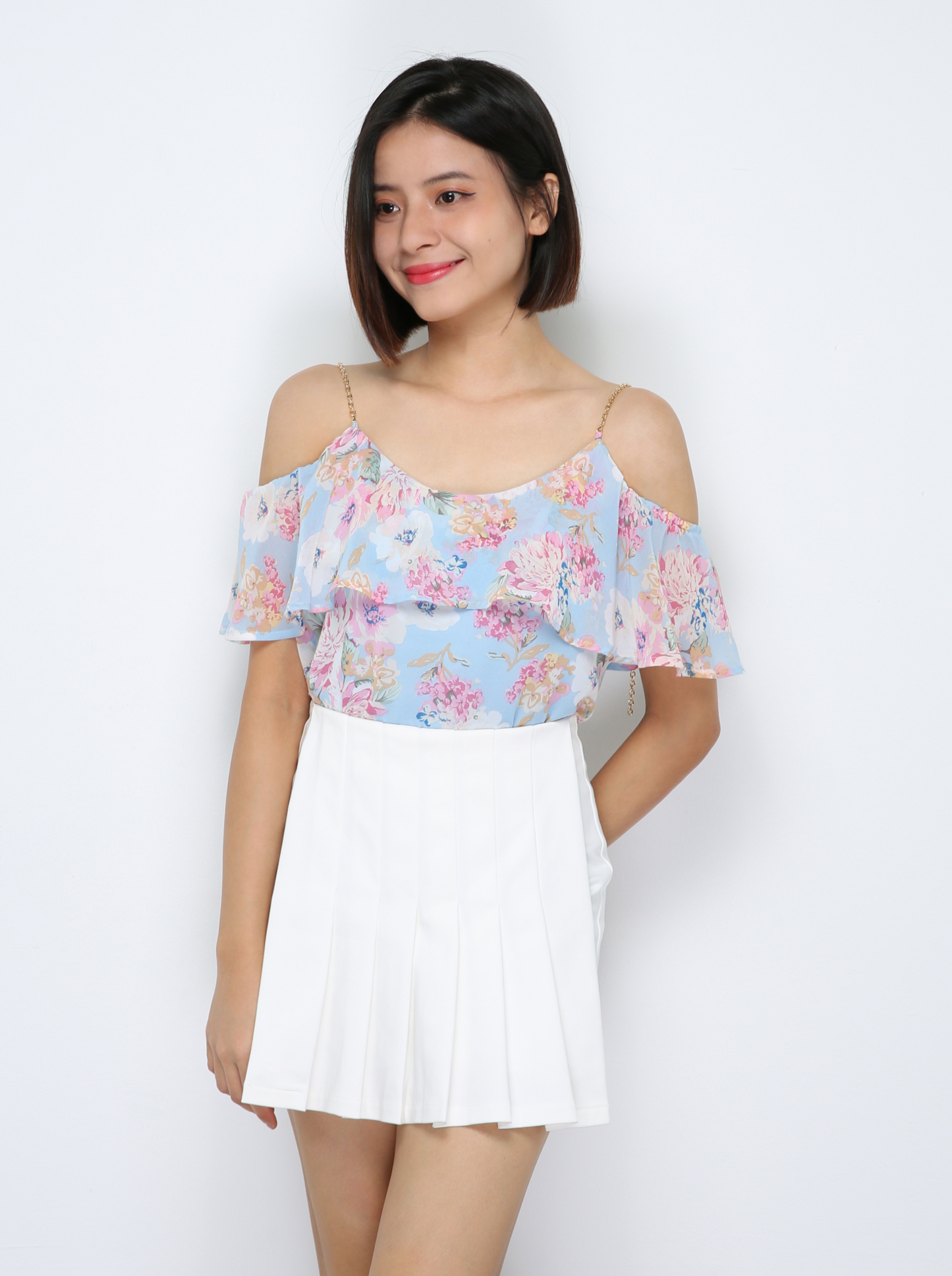 Sleevless Flower Top 29849
