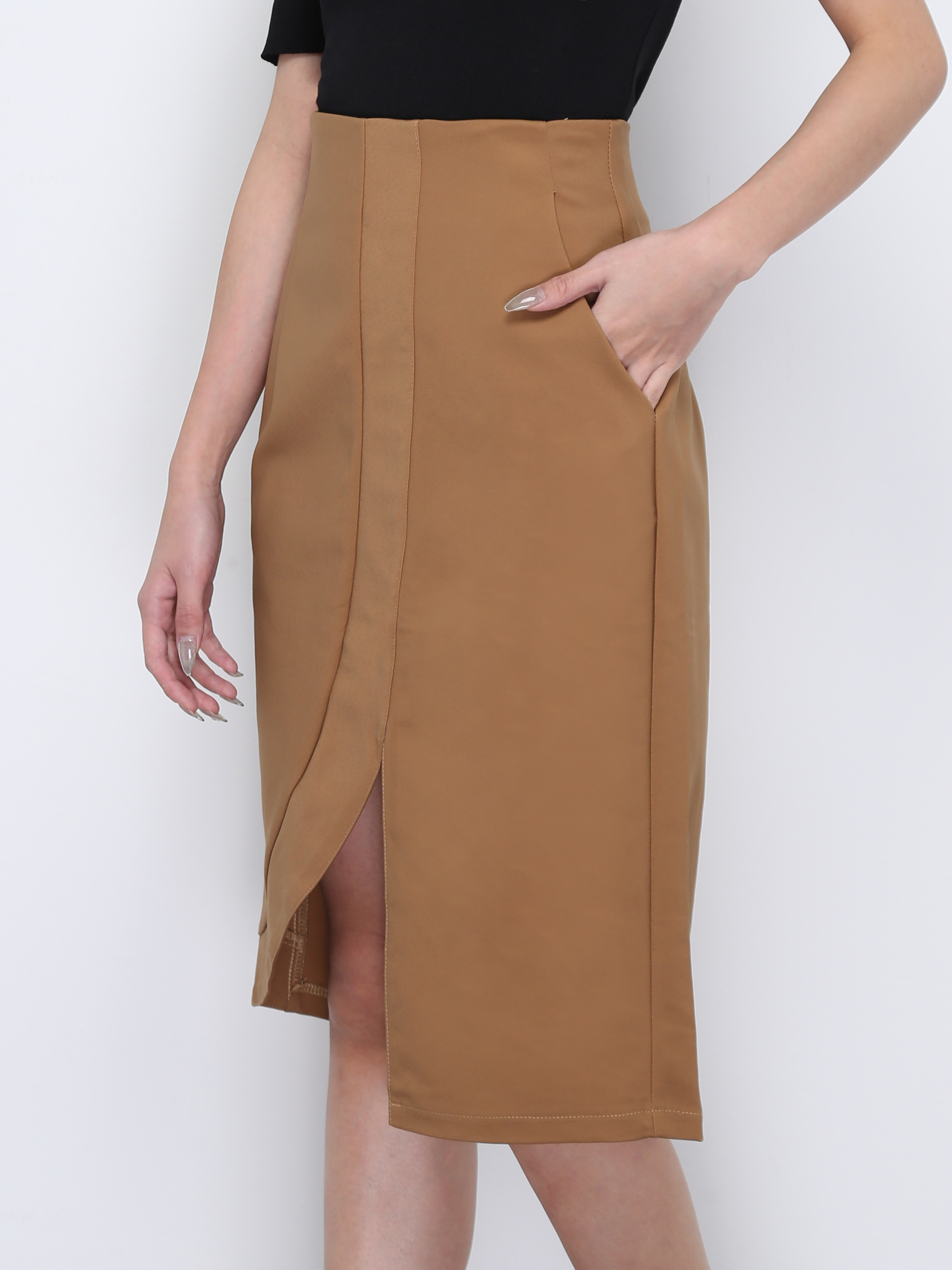 Front Pocket Pleated Skirt 29913