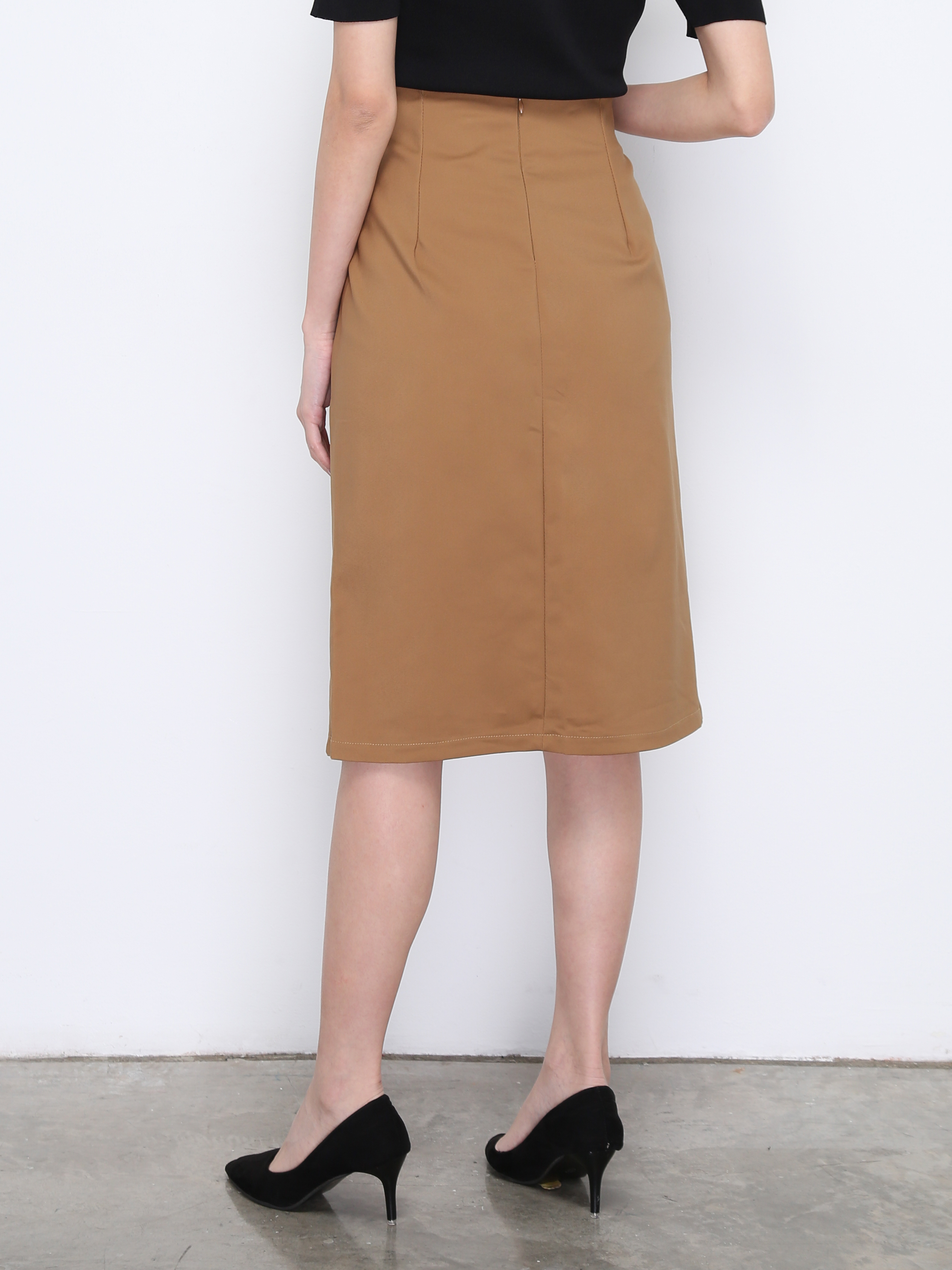 Front Pocket Pleated Skirt 29913