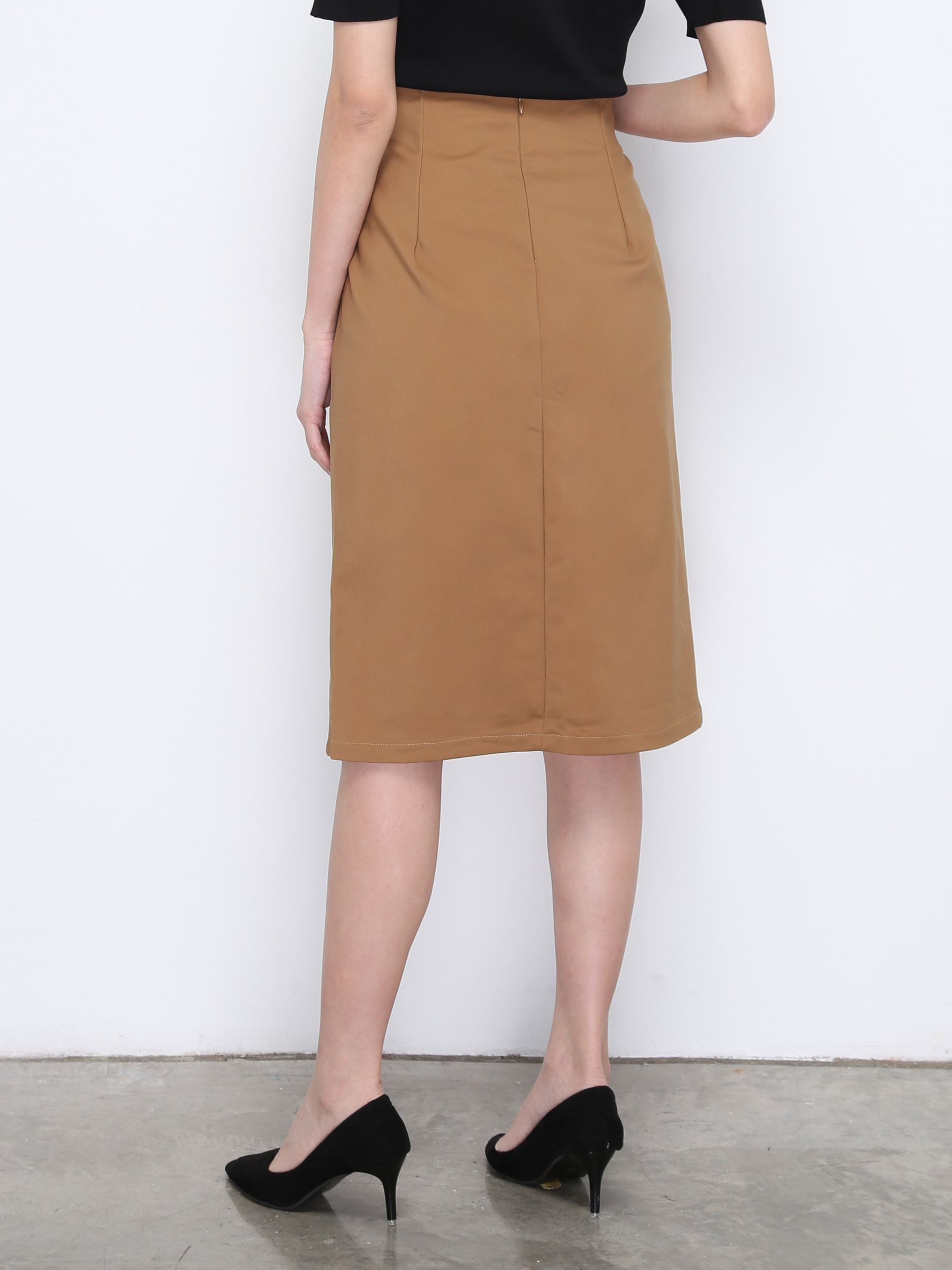 Front Pocket Pleated Skirt 29913