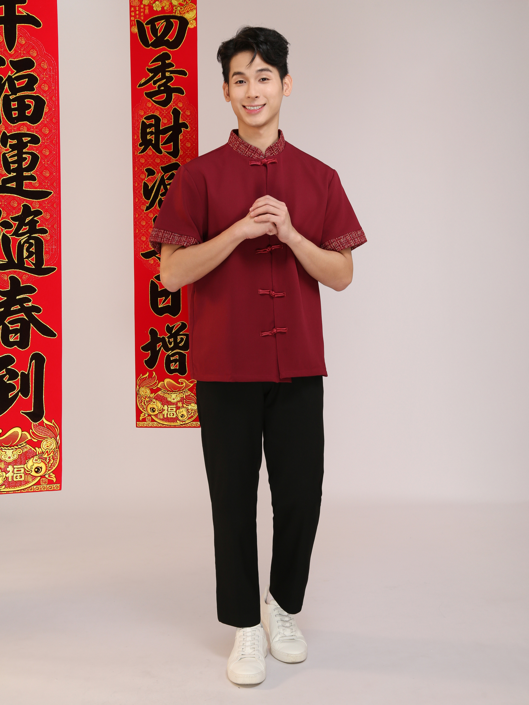 Short Sleeve New Year Top AC749