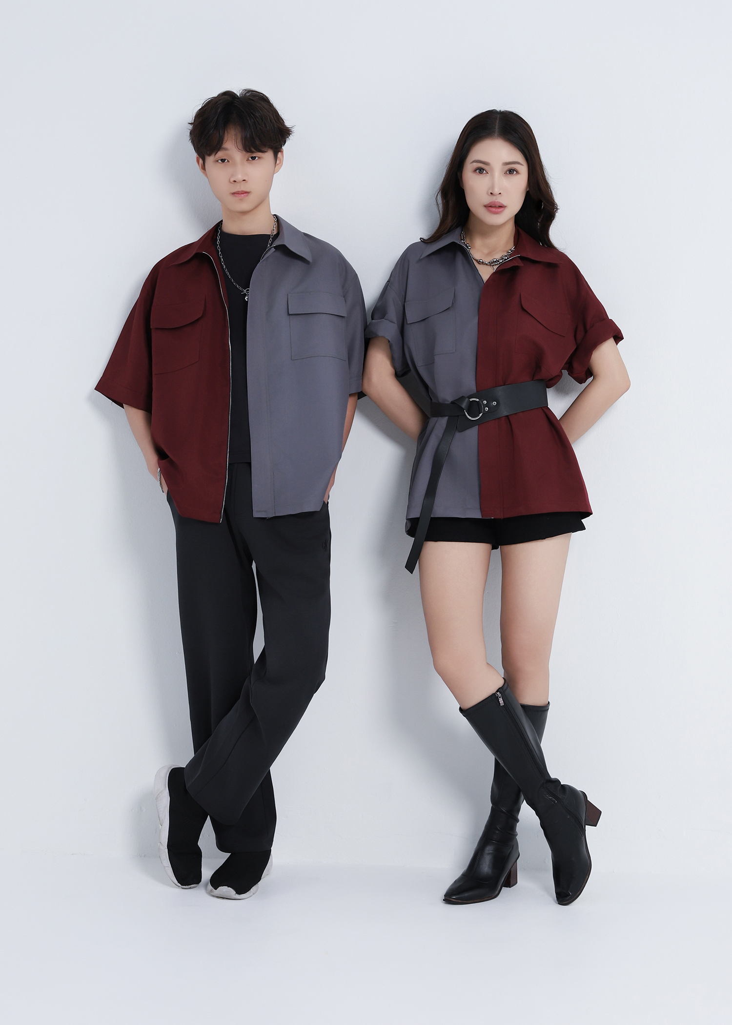 [I DEFINE ME] Two Way With Zip Blouse ACX20