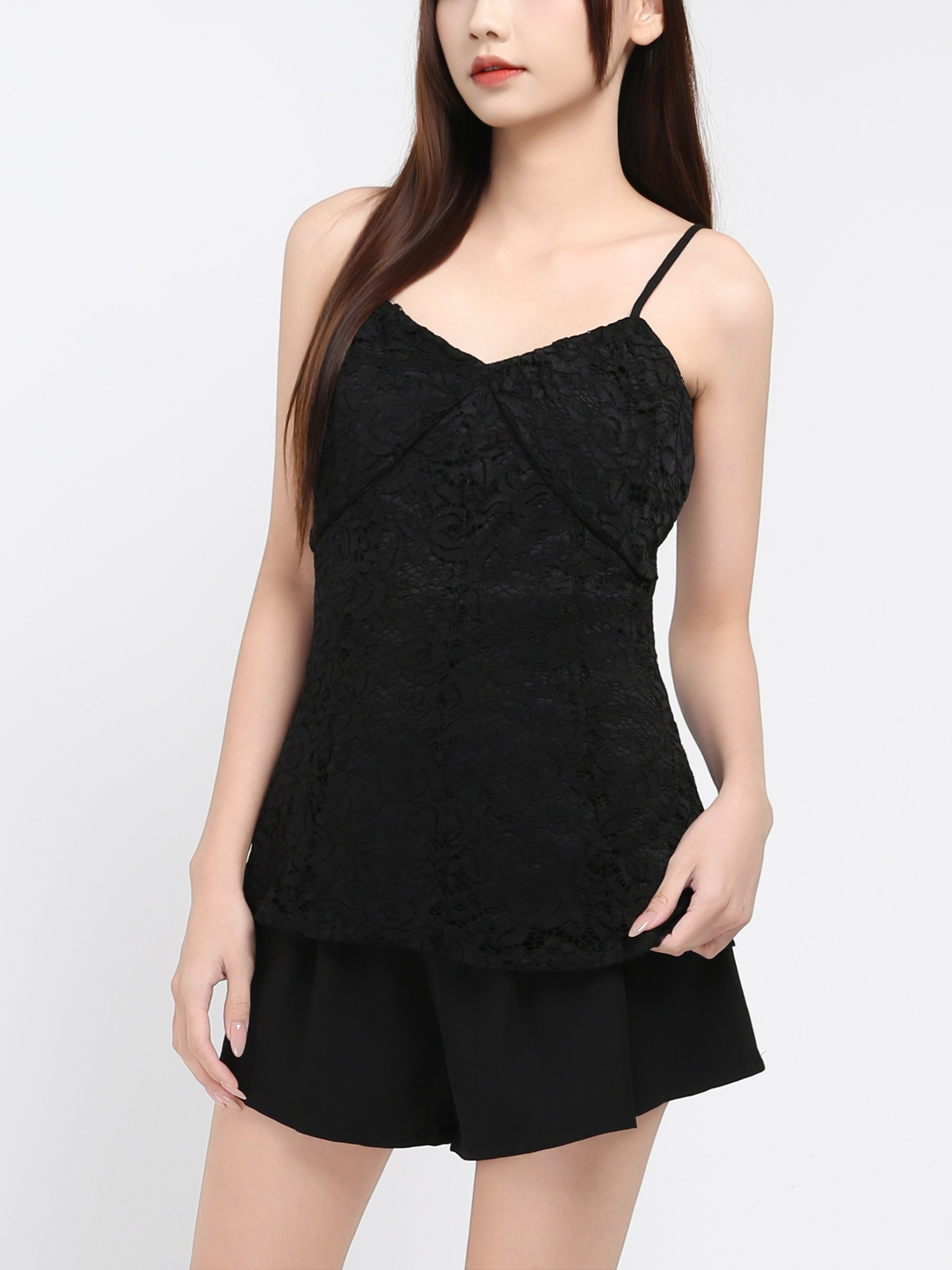 Two Tone With Lace Set 30207