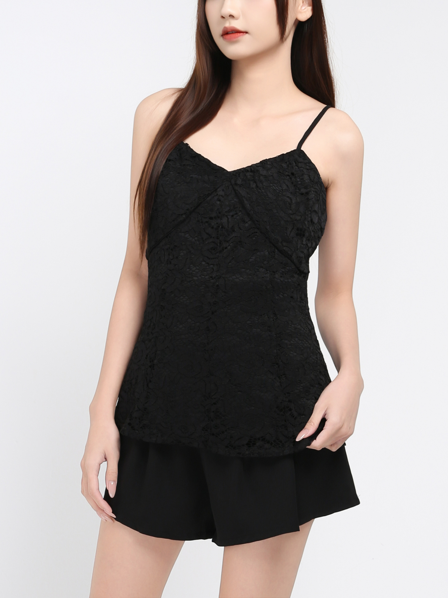 Two Tone With Lace Set 30207