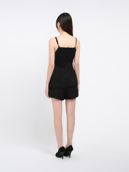 Two Tone With Lace Set 30207