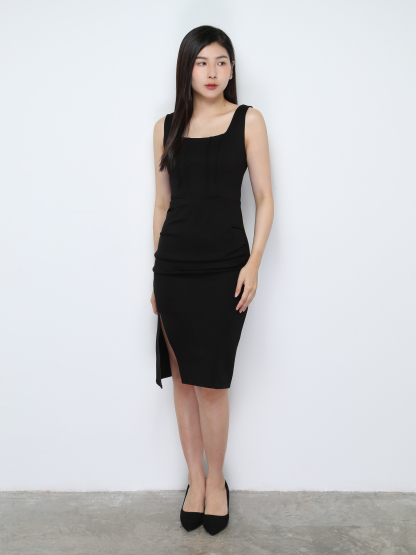 Elegant Sleeveless With Split Dress 30249 (SO)