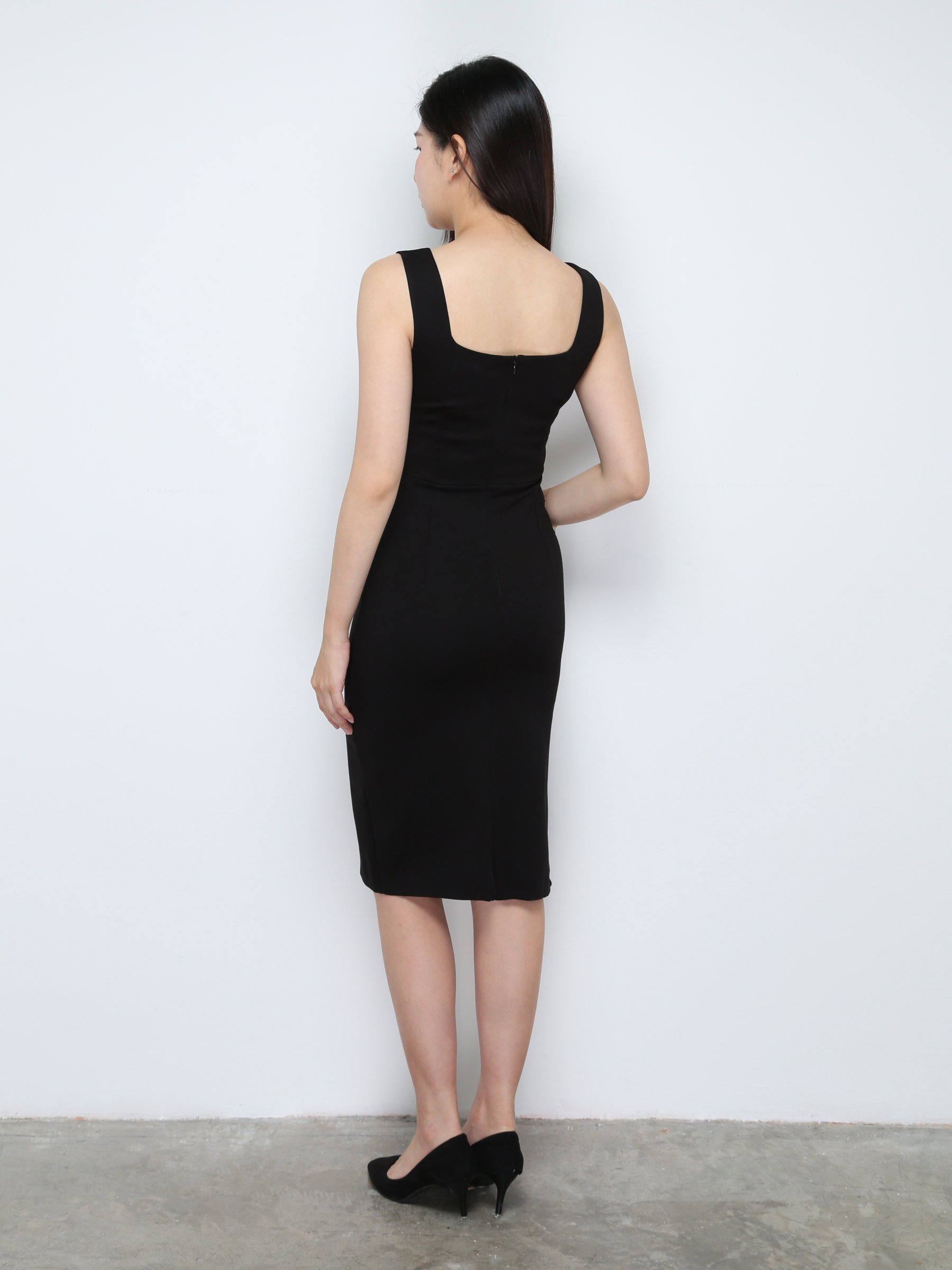 Elegant Sleeveless With Split Dress 30249 (SO)