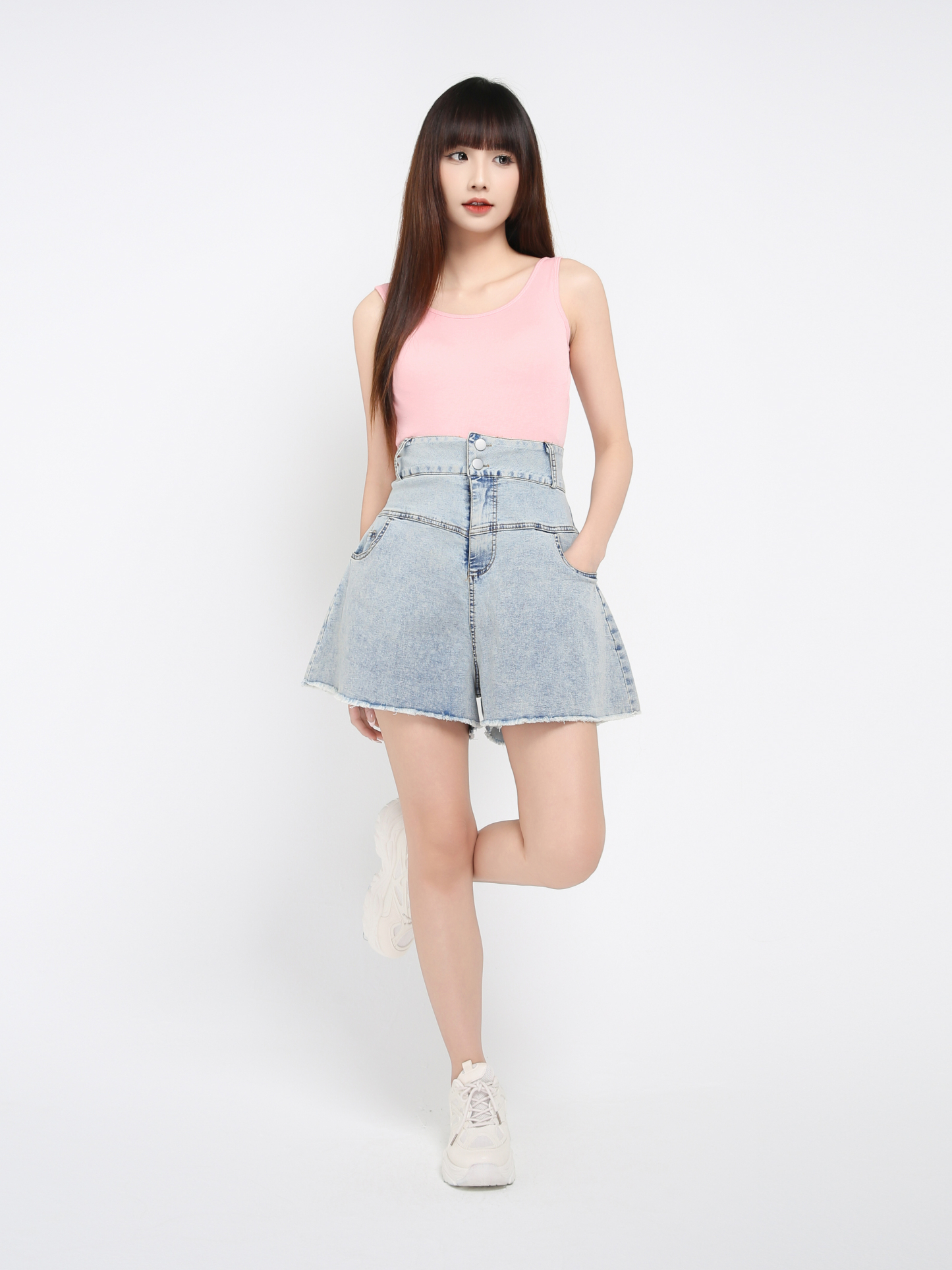 High Waist Short Pants 39176