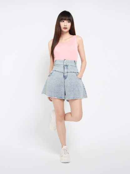 High Waist Short Pants 39176