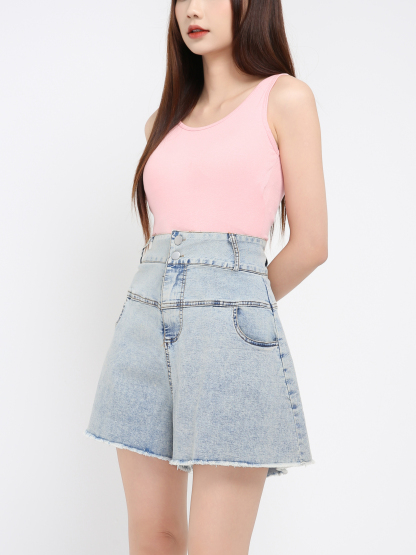 High Waist Short Pants 39176
