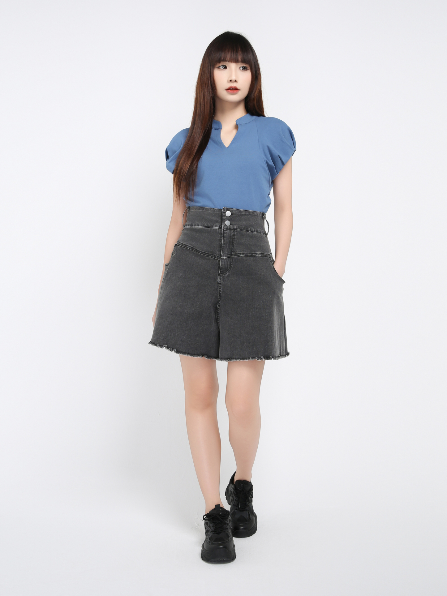 High Waist Short Pants 39176