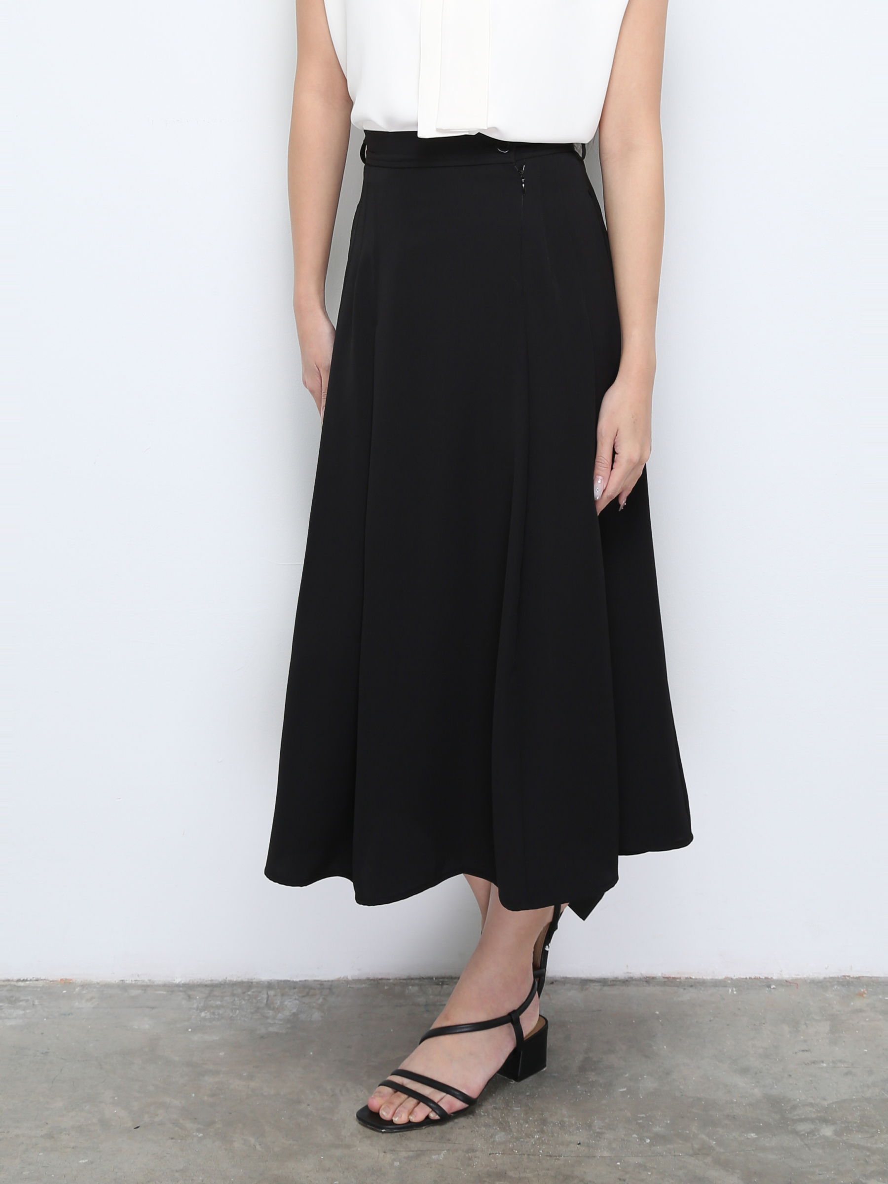 Formal Side Deocrative Belt Skirt 30350