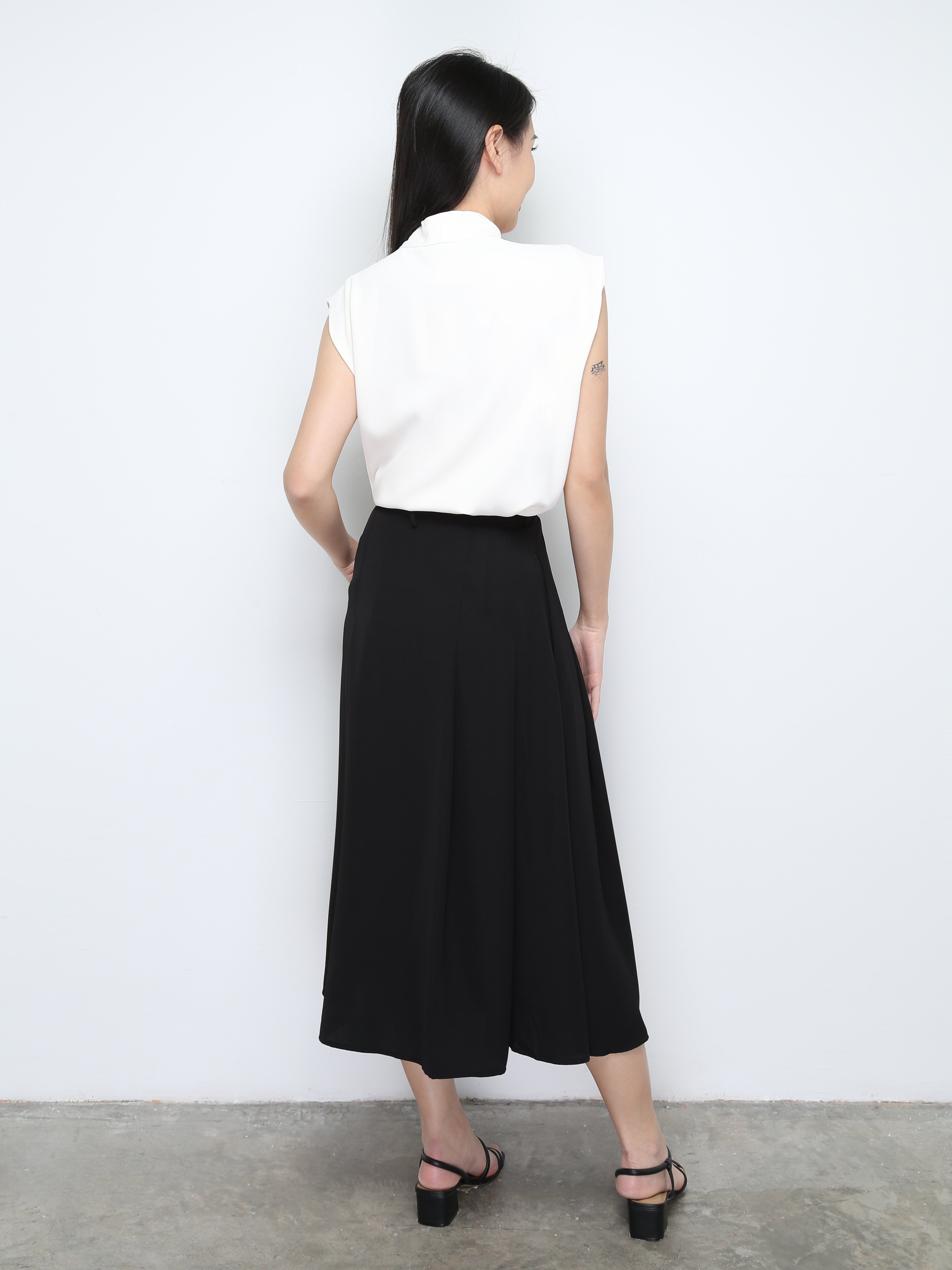 Formal Side Deocrative Belt Skirt 30350